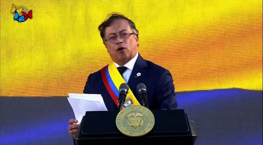 Gustavo Petro Posse Presidente Colombia